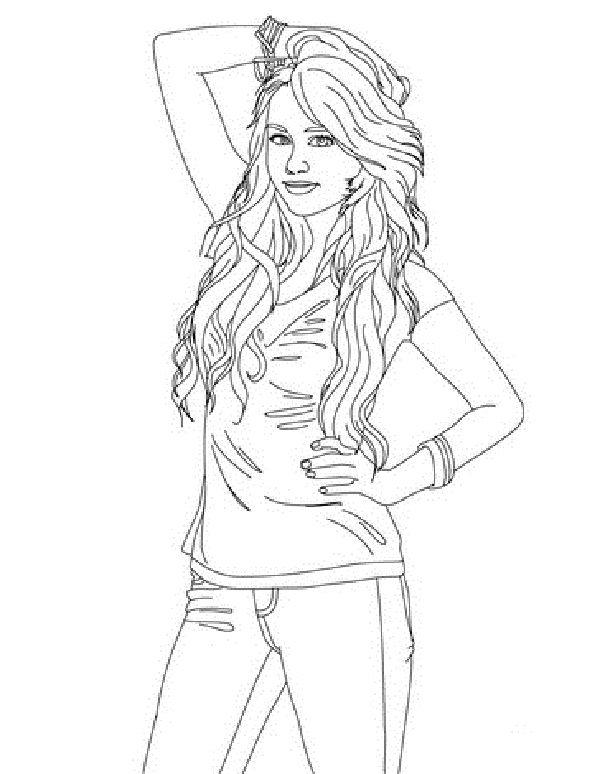 Imprimir desenho Hannah Montana