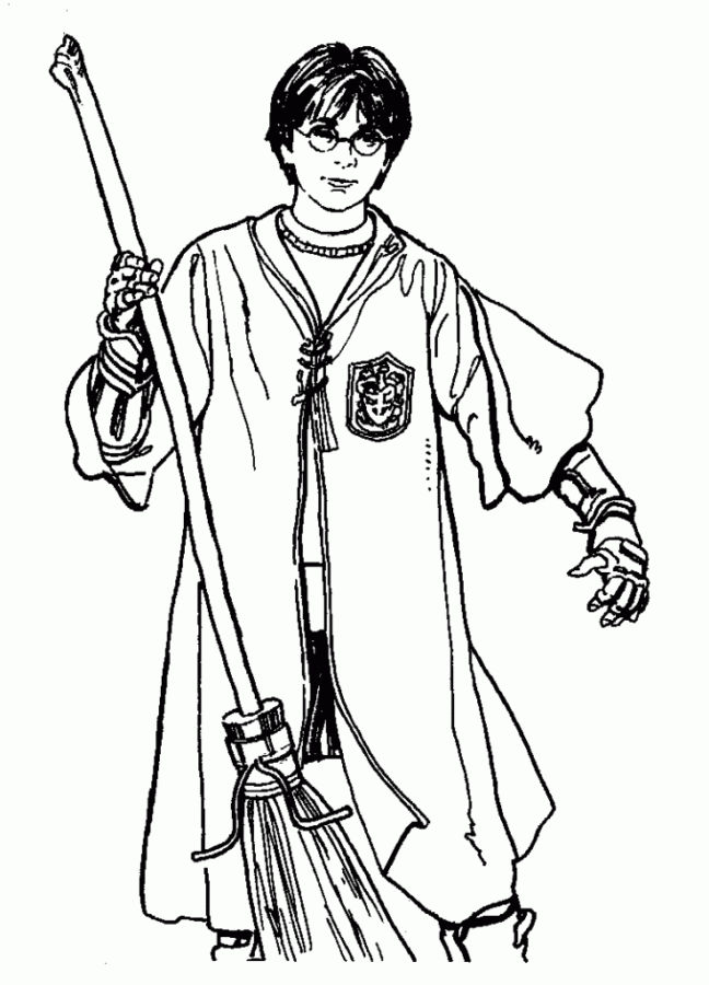 Imprimir desenho Harry Potter