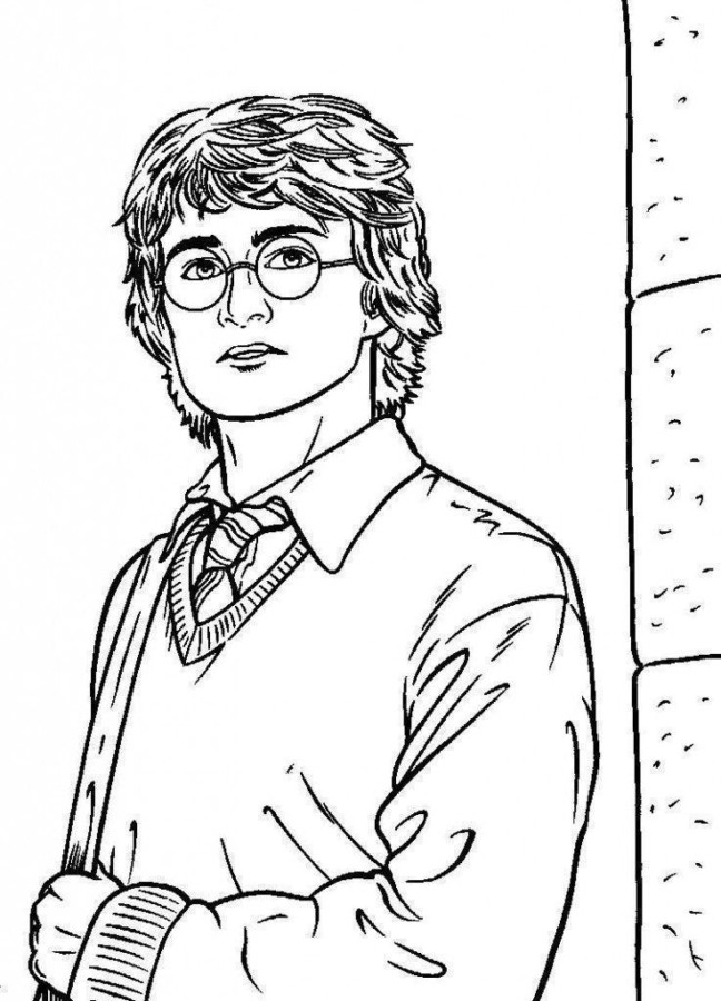 Imprimir desenho Harry Potter