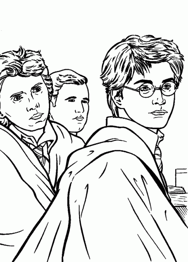 Imprimir desenho Harry Potter