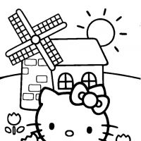 Desenhos para colorir de Hello Kitty