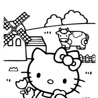 Desenhos para colorir de Hello Kitty