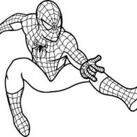 Homem Aranha para imprimir e colorir