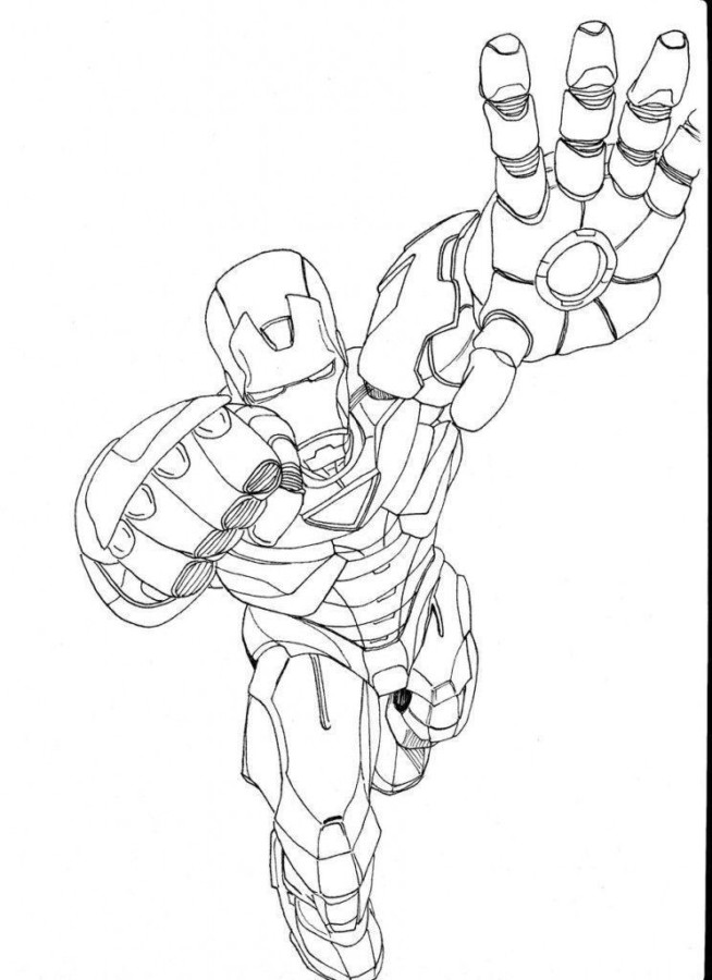 Imprimir desenho Homem de Ferro