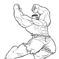 Desenhos para colorir de Hulk