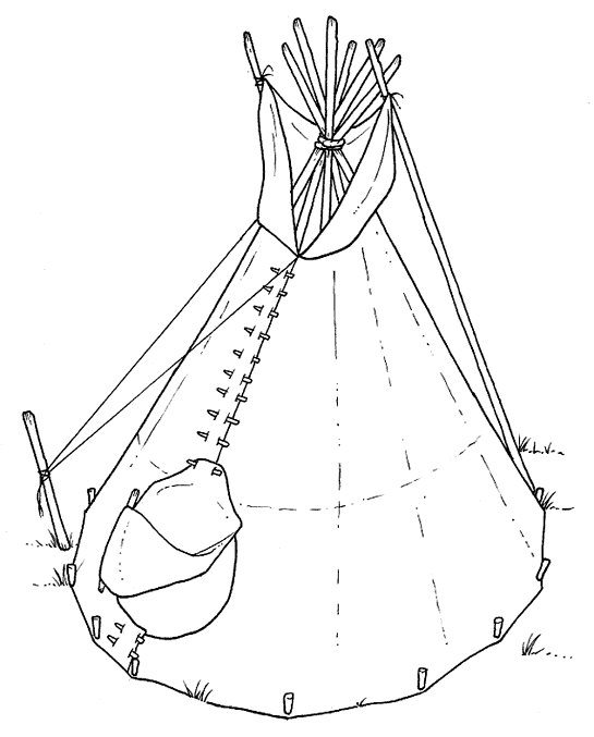 Imprimir desenho Indios