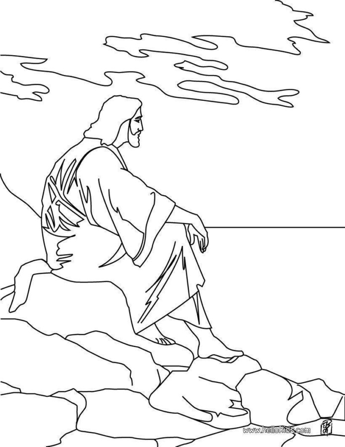 Imprimir desenho Jesus