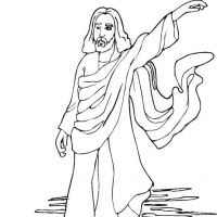 Desenhos para colorir de Jesus