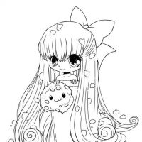 Desenhos Kawaii para colorir, diversos desenhos Kawaii para pintar, clique  no PIN e veja mais desenhos para…