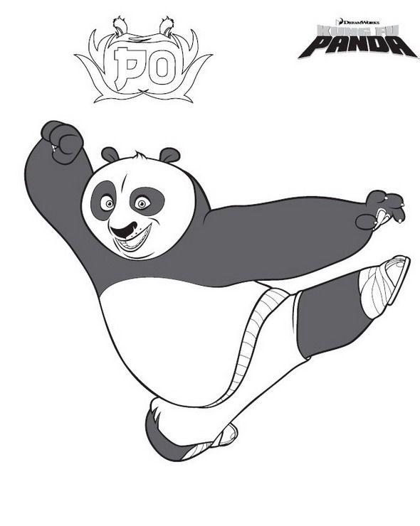 Imprimir desenho Kung Fu Panda