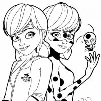 Desenhos para colorir de Ladybug