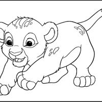 Desenhos para colorir de Leões