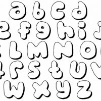 Desenhos para colorir de Letras Alfabeto