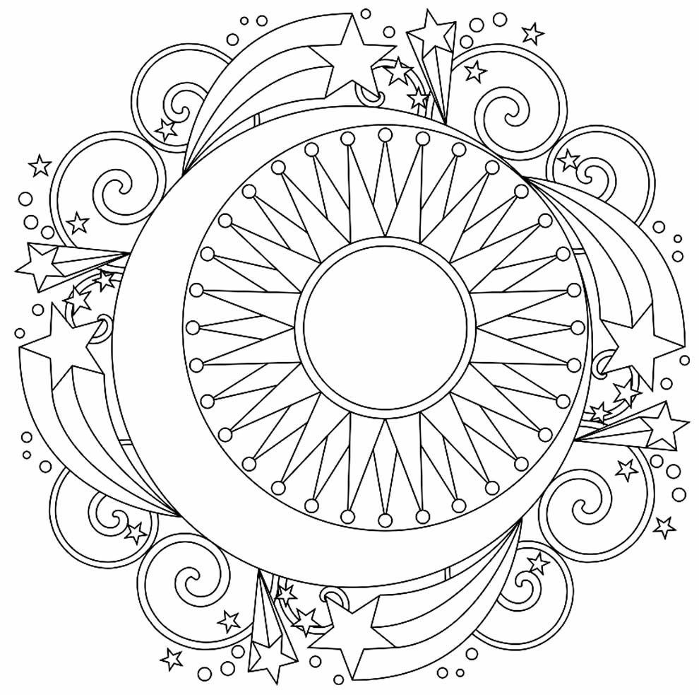 Imprimir desenho Mandalas