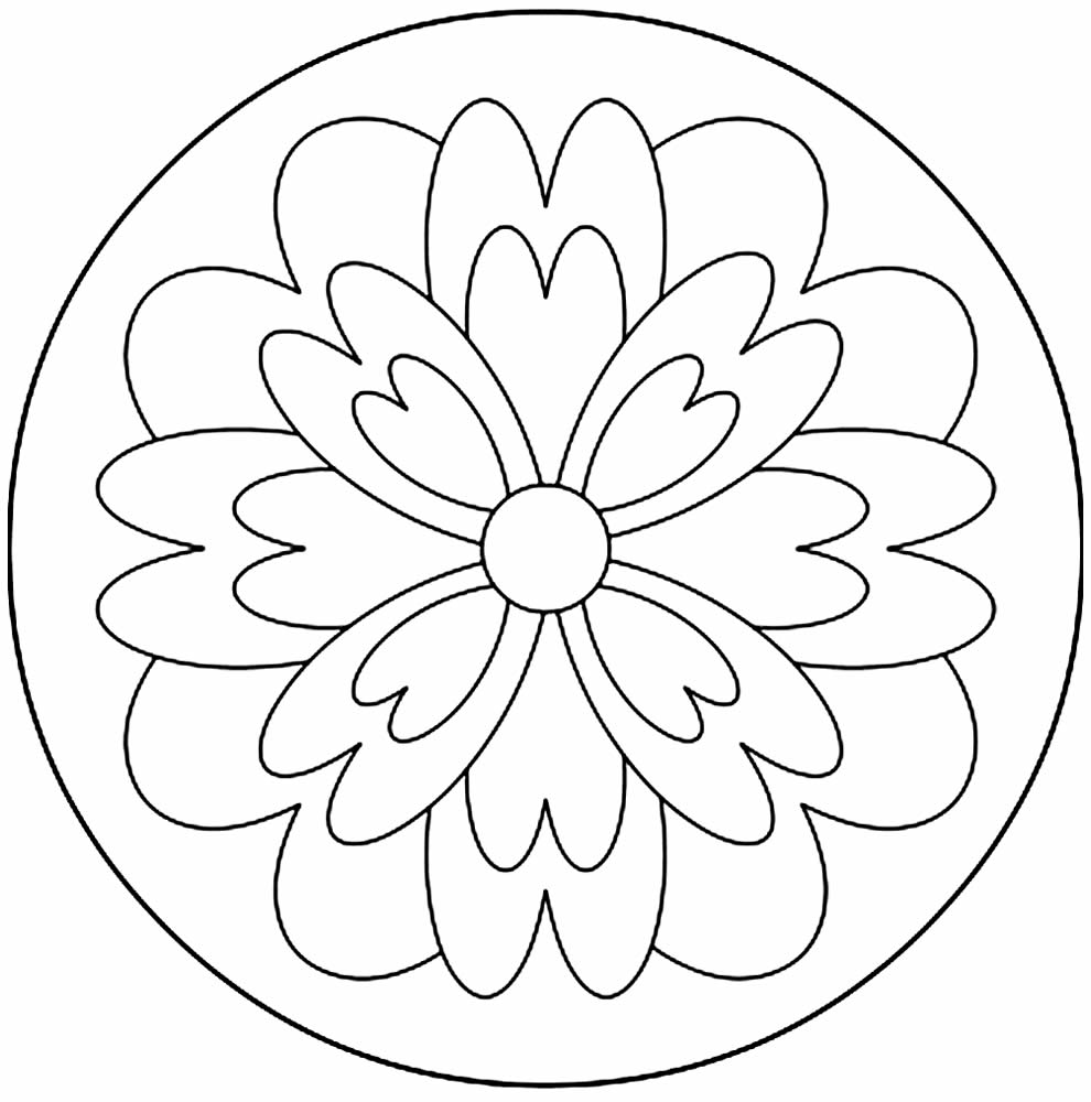 Imprimir desenho Mandalas