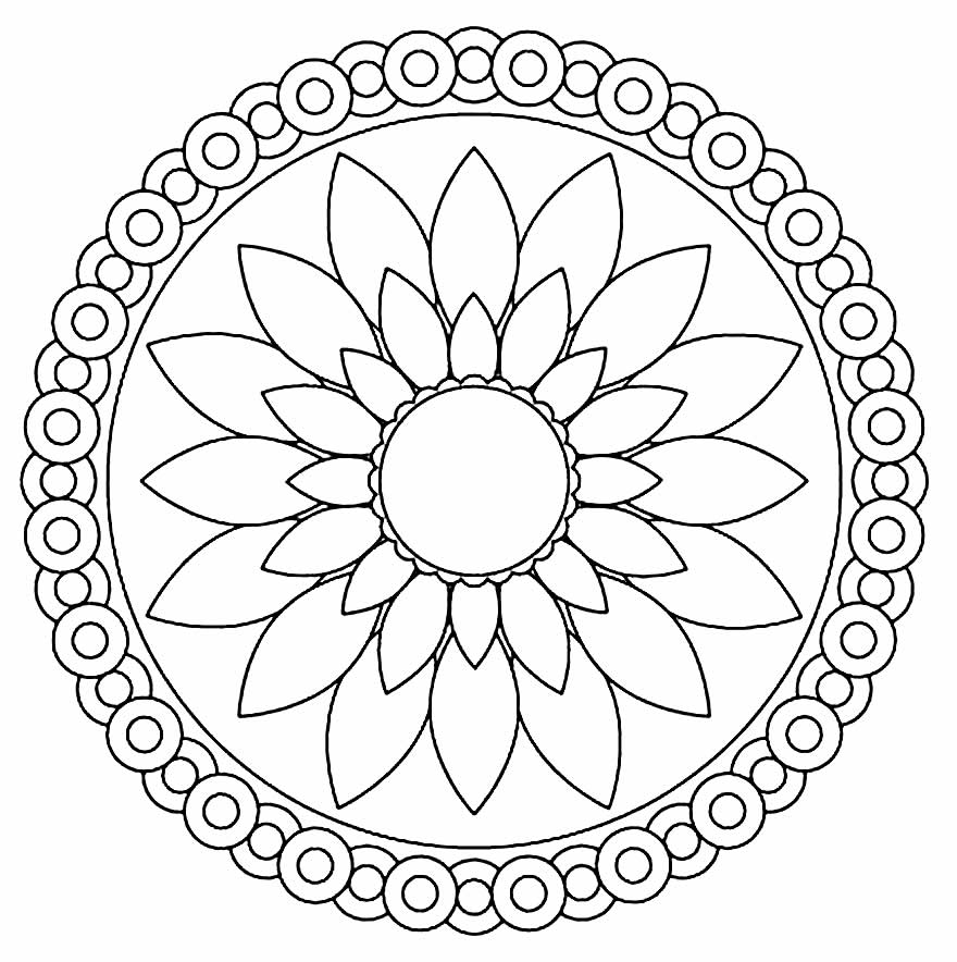 Imprimir desenho Mandalas