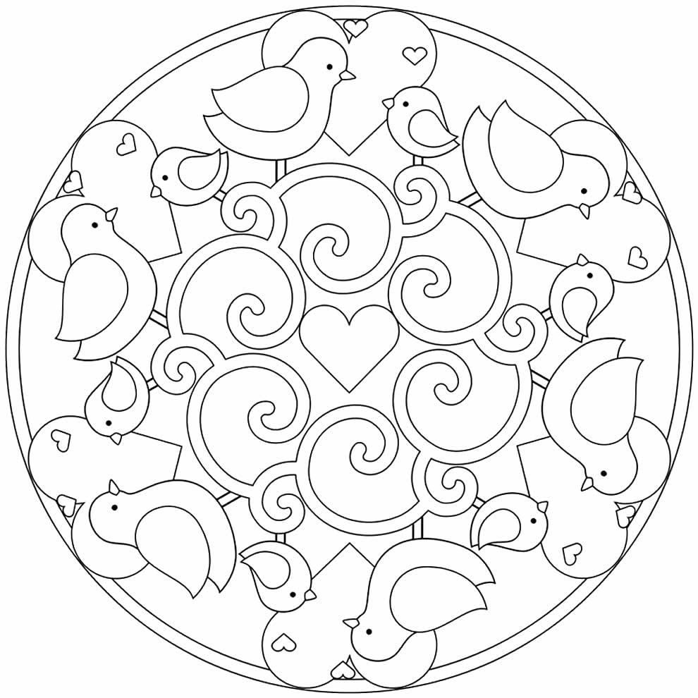 Imprimir desenho Mandalas