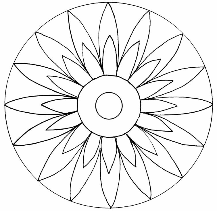 Imprimir desenho Mandalas