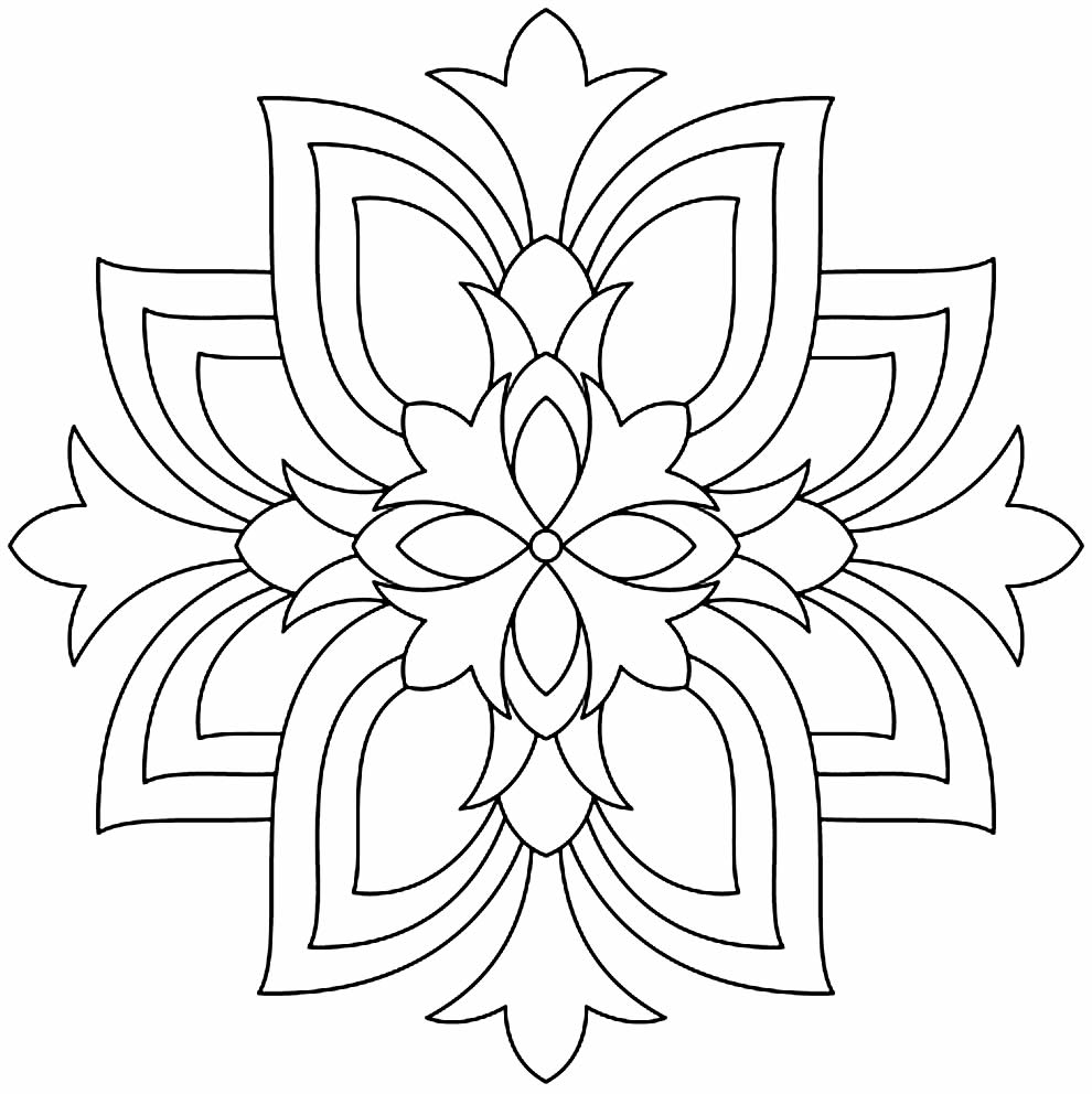 Imprimir desenho Mandalas