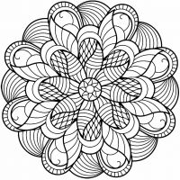 Desenhos para colorir de Mandalas