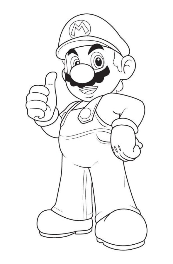 Imprimir desenho Mario Bros