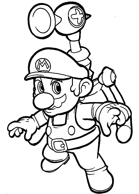 Imprimir desenho Mario Bros