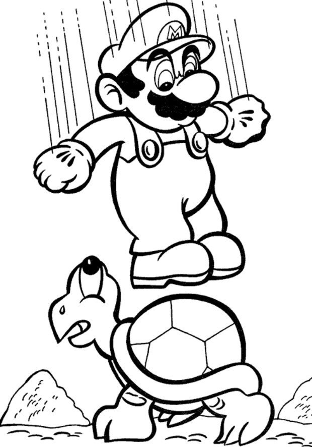 Imprimir desenho Mario Bros