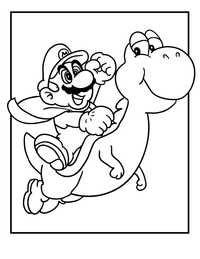 Imprimir desenho Mario Bros