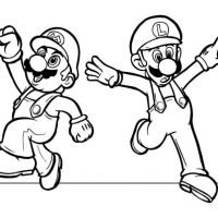 Desenhos para colorir de Mario