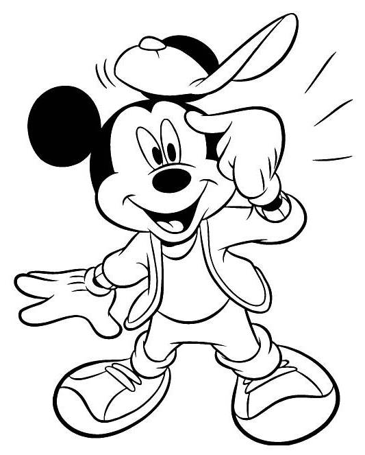 Imprimir desenho Mickey