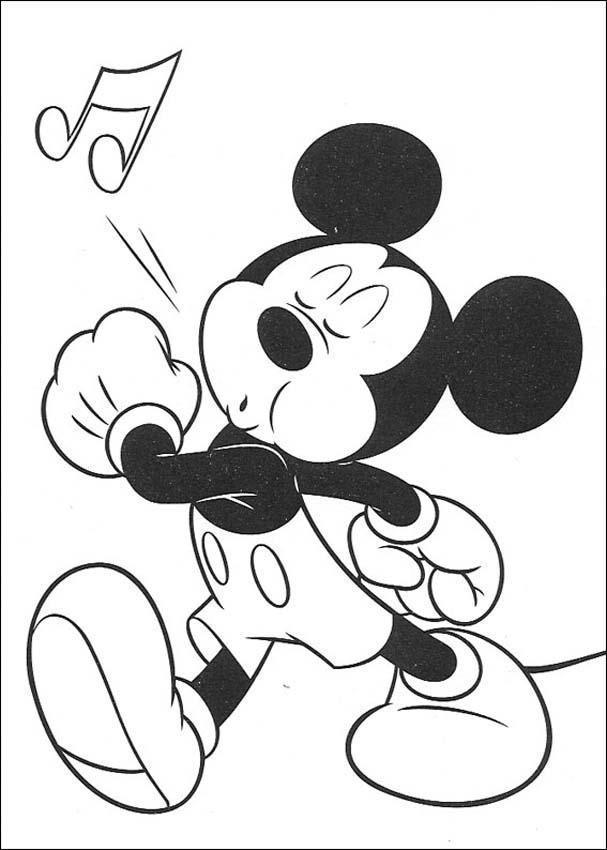 Imprimir desenho Mickey