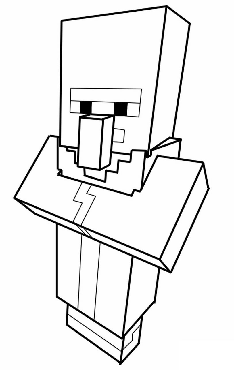 Desenhos de Minecraft para Colorir