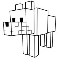 Boneco do minecraft colorir