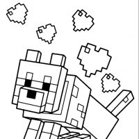 Desenho de Desenho Animado Minecraft Debilitado para colorir