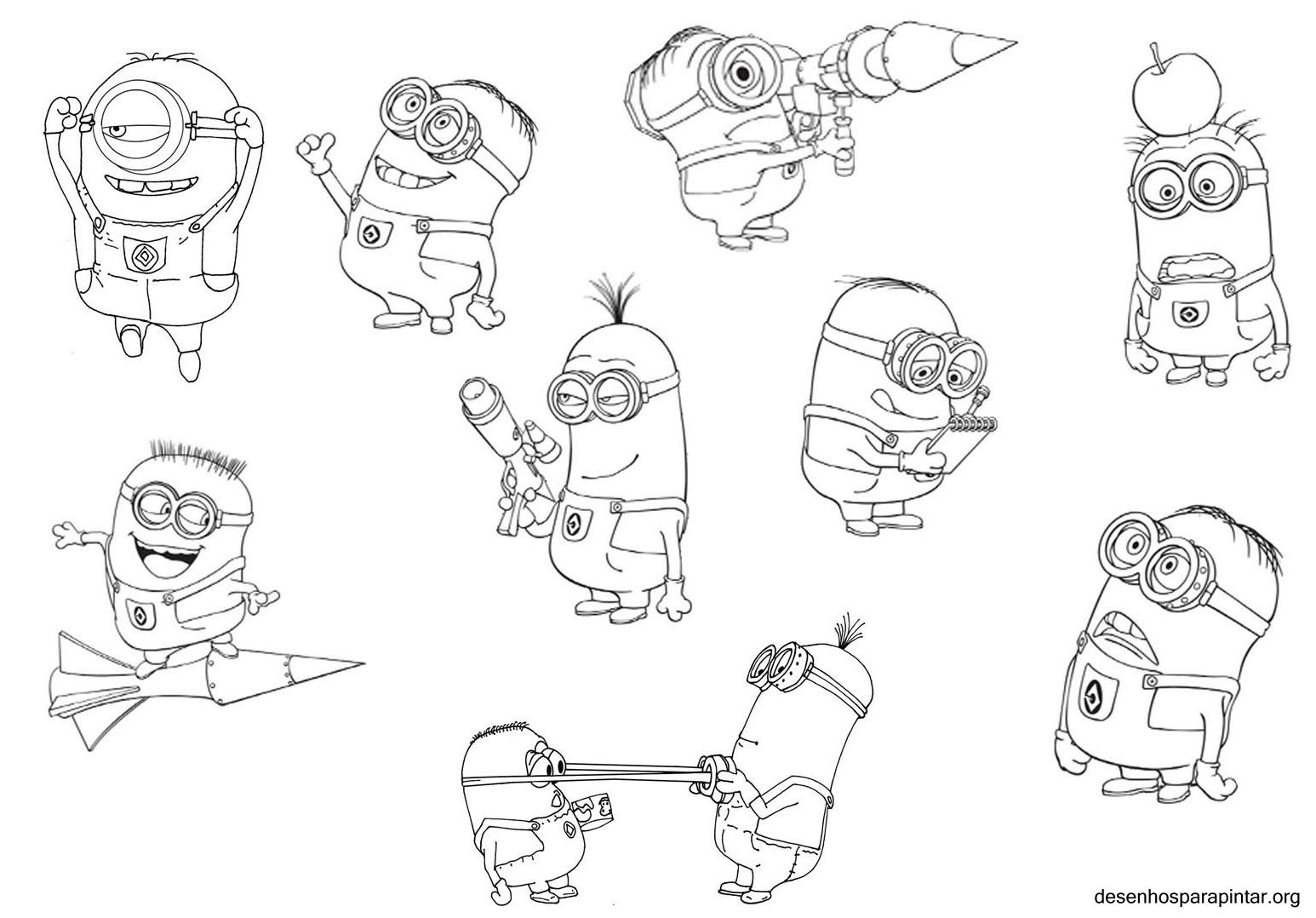Imprimir desenho Minions