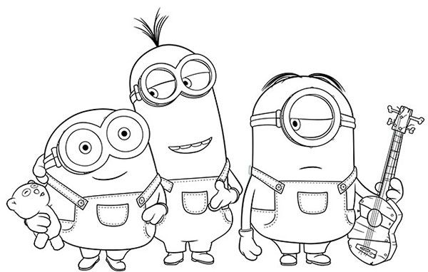 Imprimir desenho Minions