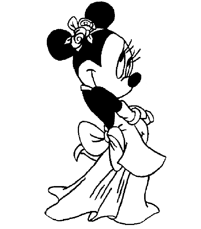 Imprimir desenho Minnie