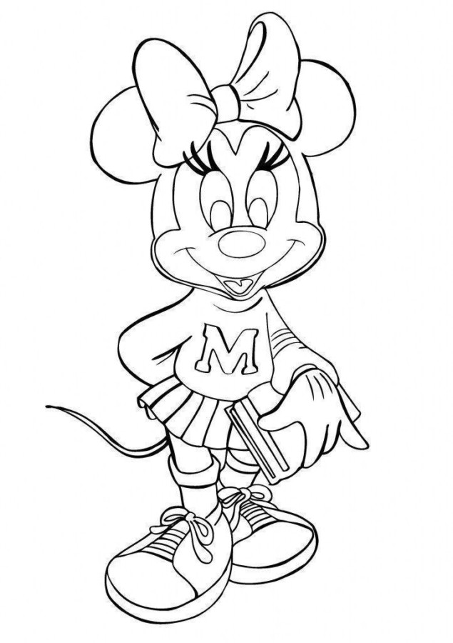 Imprimir desenho Minnie