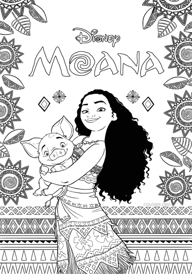 Imprimir desenho Moana