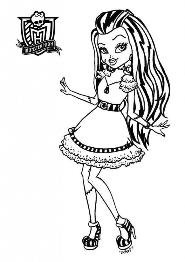 Imprimir desenho Monster High