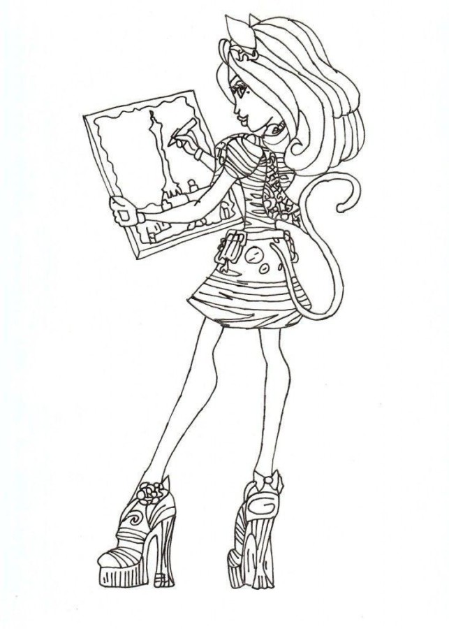 Imprimir desenho Monster High