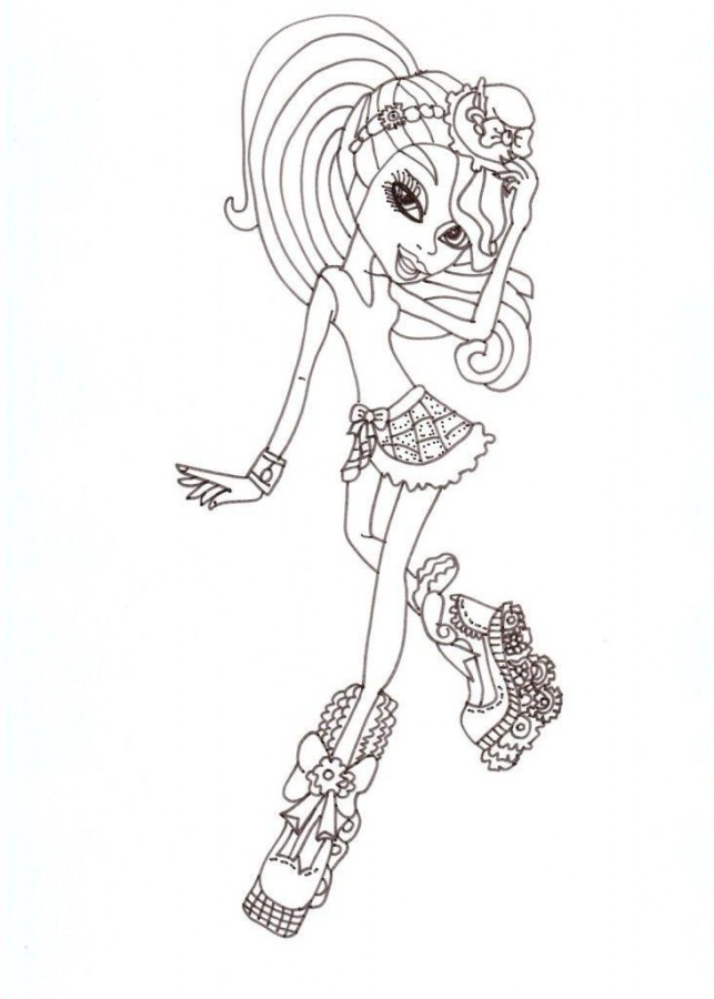 Imprimir desenho Monster High