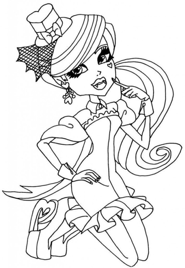 Imprimir desenho Monster High