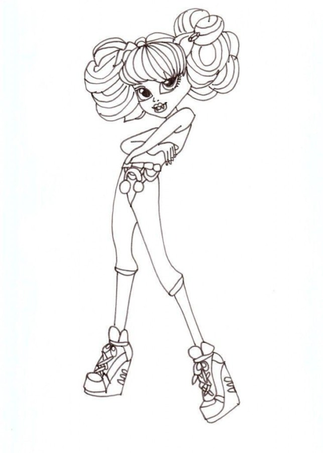 Imprimir desenho Monster High