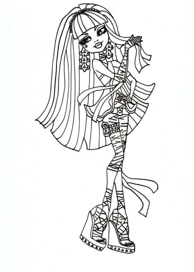 Imprimir desenho Monster High