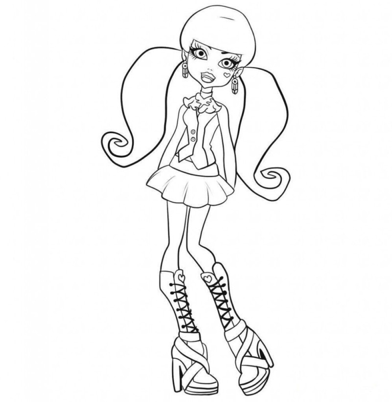 Imprimir desenho Monster High