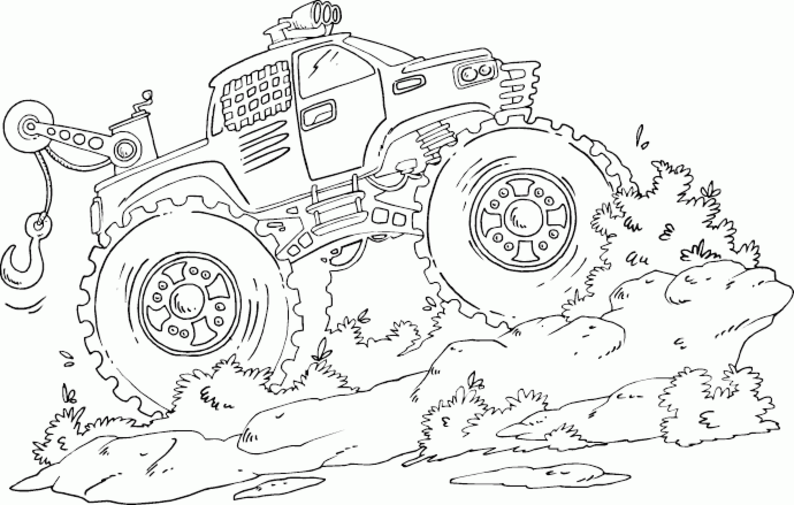 Imprimir desenho Monster Truck