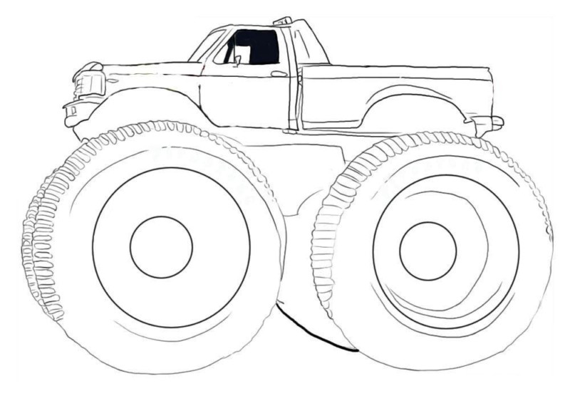 Imprimir desenho Monster Truck