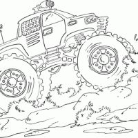 Desenhos para colorir de Monster Truck