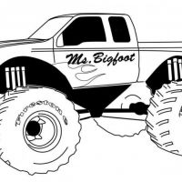 Desenhos para colorir de Monster Truck